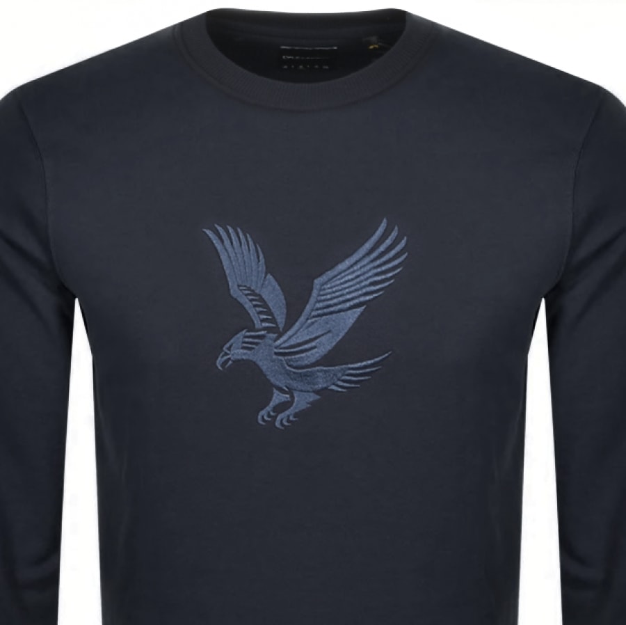 Alternative Image for ProductLyle And Scott Crew Neck Sweatshirt Navy2